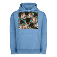 Pigment Pebble Blue suffolk ewe and merino ram sheeps Urban Hoodie - BarkalooDesign