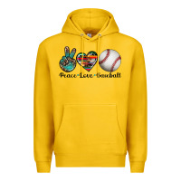 Lemon peace love baseball Premium Hoodie - Artiststas