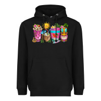 Black aloha coffe cups Heavyweight Hoodie - texasbilliewilder