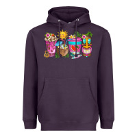 Plum aloha coffe cups Heavyweight Hoodie - texasbilliewilder