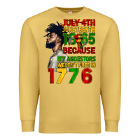 Antique Gold July 4th Juneteenth 1865 Premium Sweatshirt - CowGirlArtShop
