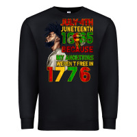 Black July 4th Juneteenth 1865 Premium Sweatshirt - CowGirlArtShop