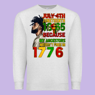July 4th Juneteenth 1865 Premium Sweatshirt Designed By Cowgirlartshop