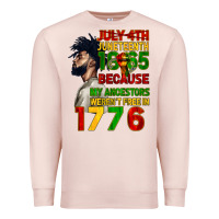 Pale Pink July 4th Juneteenth 1865 Premium Sweatshirt - CowGirlArtShop