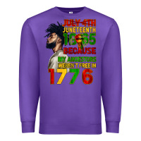 Purple July 4th Juneteenth 1865 Premium Sweatshirt - CowGirlArtShop