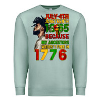 Seafoam July 4th Juneteenth 1865 Premium Sweatshirt - CowGirlArtShop