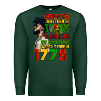 Sports Green July 4th Juneteenth 1865 Premium Sweatshirt - CowGirlArtShop