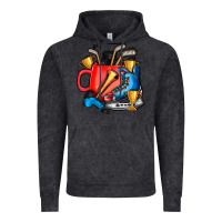 Vintage Black hockey coffee Vintage Hoodie - AdoDesignShop