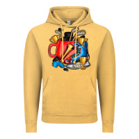 Vintage Mustard hockey coffee Vintage Hoodie - AdoDesignShop