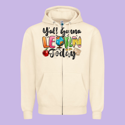 Zipper Hoodie yall gonna learn today