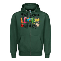 Sports Green yall gonna learn today Zipper Hoodie - MaliasSmallBusiness