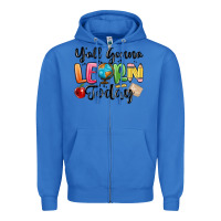 True Royal yall gonna learn today Zipper Hoodie - MaliasSmallBusiness