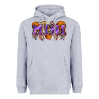 Heather Grey mini basketball Heavyweight Hoodie - Zillion Design Studio