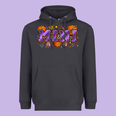 Mini Basketball Heavyweight Hoodie Designed By Zillion Design Studio
