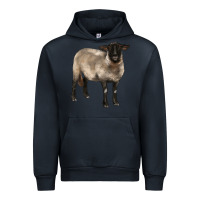 Navy suffolk ewe Urban Hoodie - BarkalooDesign