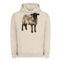 Pigment French Oak suffolk ewe Urban Hoodie - BarkalooDesign