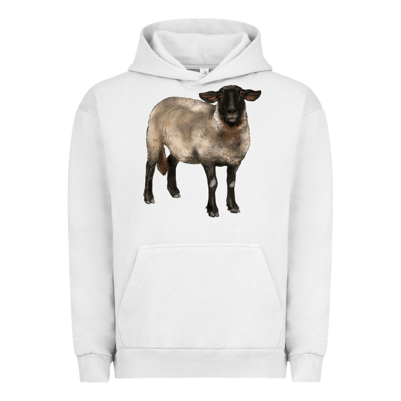 Suffolk Ewe Urban Hoodie by BarkalooDesign | Teevron