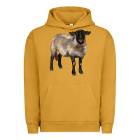 Pigment Peanut Butter suffolk ewe Urban Hoodie - BarkalooDesign