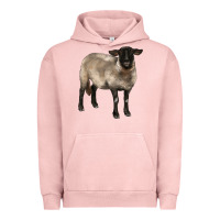Pigment Salmon suffolk ewe Urban Hoodie - BarkalooDesign