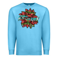Ocean Blue summer Premium Sweatshirt - SublimationCraftShop