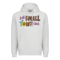 Dove Grey just a small town girl Premium Hoodie - AdoDesignShop