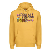 Mustard just a small town girl Premium Hoodie - AdoDesignShop