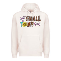 Pale Pink just a small town girl Premium Hoodie - AdoDesignShop