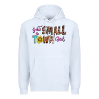 White just a small town girl Premium Hoodie - AdoDesignShop