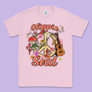 Hippie Soul Classic Tee Designed By Maliassmallbusiness