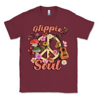 Burgundy hippie soul Classic Tee - MaliasSmallBusiness