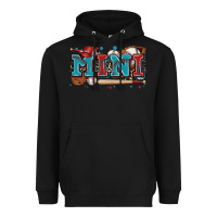 Black mini baseball Heavyweight Hoodie - Zillion Design Studio