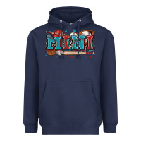 Navy mini baseball Heavyweight Hoodie - Zillion Design Studio