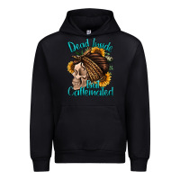Black dead inside but caffeinated Urban Hoodie - Jasminsmagicworld