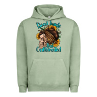 Pigment Oil Green dead inside but caffeinated Urban Hoodie - Jasminsmagicworld