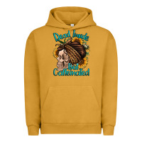 Pigment Peanut Butter dead inside but caffeinated Urban Hoodie - Jasminsmagicworld
