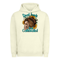 Pigment Pistachio dead inside but caffeinated Urban Hoodie - Jasminsmagicworld