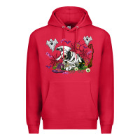 Cardinal halloween cow and ghosts Premium Hoodie - AdoDesignShop