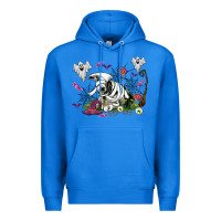 True Royal halloween cow and ghosts Premium Hoodie - AdoDesignShop