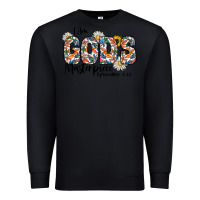 Black I Am Gods Master Piece Ephesians Premium Sweatshirt - CowhideDigitalArt