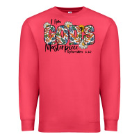 Cardinal I Am Gods Master Piece Ephesians Premium Sweatshirt - CowhideDigitalArt