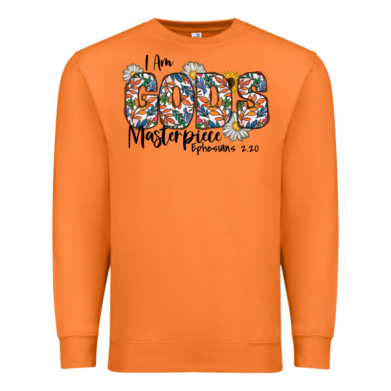 I Am Gods Master Piece Ephesians Premium Sweatshirt by CowhideDigitalArt | Teevron