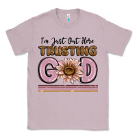 Lilac im just out here trusting god Classic Tee - MaliasSmallBusiness