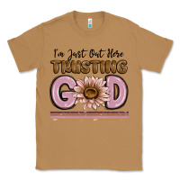 Toasted Coconut im just out here trusting god Classic Tee - MaliasSmallBusiness