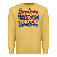 Antique Gold Freedom freedom freedom Premium Sweatshirt - Neo Western
