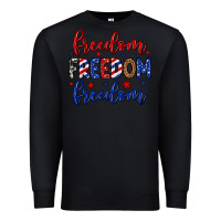 Black Freedom freedom freedom Premium Sweatshirt - Neo Western