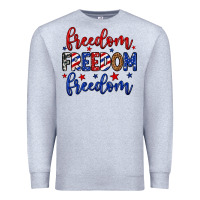 Heather Grey Freedom freedom freedom Premium Sweatshirt - Neo Western