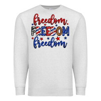 Oatmeal Heather Freedom freedom freedom Premium Sweatshirt - Neo Western