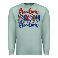 Seafoam Freedom freedom freedom Premium Sweatshirt - Neo Western