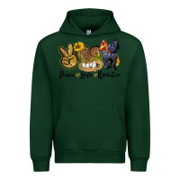 Foreset Green Peace Love Rooster Urban Hoodie - LillyAllenDesigns