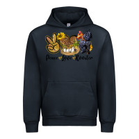 Navy Peace Love Rooster Urban Hoodie - LillyAllenDesigns